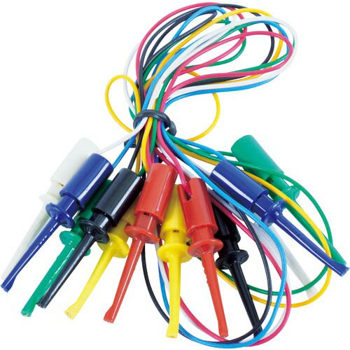 テイシン ICテストリード 50cm ICクリップS両端付 1袋(PK)=6本入 ( TLA-101 ) テイシン電機(株)