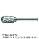 【SALE価格】TRUSCO 超硬バー 先丸円筒型 Φ19X刃長25X軸6 アルミカット ( TA2C190 ) トラスコ中山(株)
