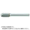 【SALE価格】TRUSCO 超硬バー 先丸円筒型 Φ8X刃長19X軸6 シングルカット ( TB2C080S ) トラスコ中山(株)