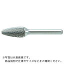【SALE価格】TRUSCO 超硬バー 砲弾型 Φ16X刃長25X軸6 シングルカット ( TB3C160S ) トラスコ中山(株)
