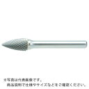 【SALE価格】TRUSCO 超硬バー トンガリ型 Φ16X刃長25X軸6 ダブルカット ( TB4C160 ) トラスコ中山(株)