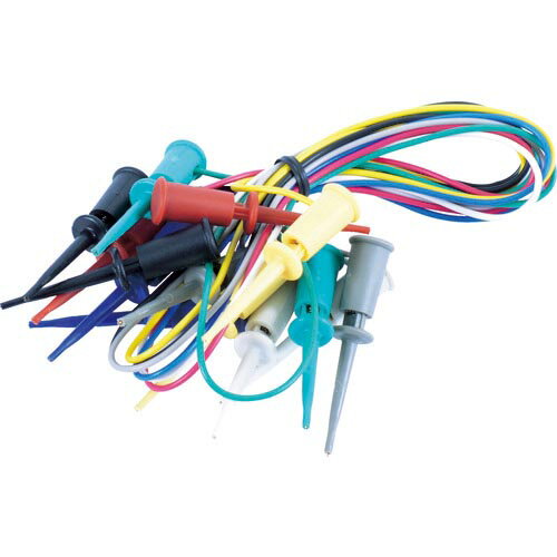 テイシン ICテストリード 50cm マイクロICクリップS両端付(7本入) ( TLA-111 ) テイシン電機(株)