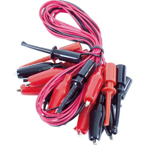 テイシン テストリード50cmシールドクリップS⇔ICクリップS(10本入) ( TLA-116 ) テイシン電機(株)