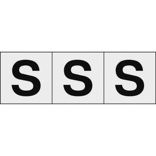 TRUSCO ե٥åȥƥå 3030 S Ʃ/ʸ 3 ( TSN-30-S-TM ) ȥ饹滳()