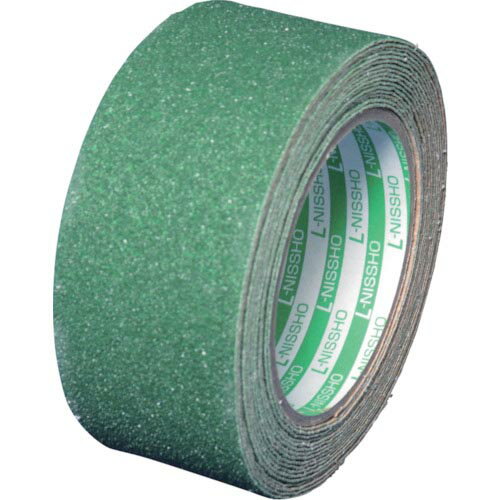 【SALE価格】日東エルマテ ノンスリップテープ 50mm×5m グリーン ( LS-50GN ) 日東エルマテリアル(株)