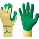 【SALE価格】SHOWA 天然ゴム背抜き手袋 NO313グリップ(ソフトタイプ) 3双入り グリーン Lサイズ ( NO313-LGN ) ショーワグローブ(...