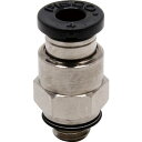 PISCO チューブフィッティング ストレート 適合外径4mm 接続口径M6×1 ( PC4-M6 ) (株)日本ピスコ