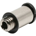 PISCO チューブフィッティングミニ 六角穴付ストレート チューブ4 接続口径M6×1 ( POC4-M6M ) (株)日本ピスコ