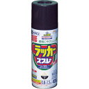 アサヒペン　アスペンラッカースプレー420ml　つや消し黒 ( 568540 ) （株）アサヒペン