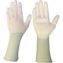 BLASTON クリーンルーム用手袋 PU手の平コート手袋 ロングタイプ 10双入 Mサイズ ( BSC-17B-M ) (株)ブラストン