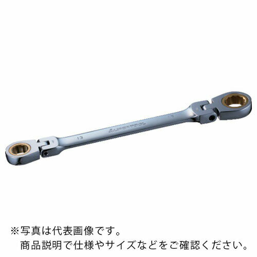 スーパー ( スーパーツール ) ギアレンチ ダブルフレックスタイプ 六角対辺:12×14 L=212mm ( GRW1214DF )