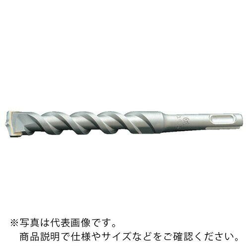 特長：キャンドル形の超硬チップと刃先を薄くしたことにより、被削材を鋭く穿孔し、穴あけスピードが向上しました。超硬チップ先端のセンターポイントが抜群の位置決め性能を発揮し、真円に近い穴あけが可能です。センターポイントが穿孔中の芯振れを抑止し、作業中の振動負担を軽減します。用途：被削材:コンクリート、ブロック、モルタル、日本壁。仕様：刃径(mm)：3.4有効長(mm)：100全長(mm)：160シャンク形状：SDSplus適合機種：軽量ハンマードリルシャンク：SDSplus材質／仕上：合金鋼(刃部:超硬チップ)　●代表画像について 商品によっては、代表画像を使用している場合がございます。 商品のカラー、サイズなどが異なる商品をイメージ画像として 使用させて頂いている場合がございます。 必ず、商品の品番と仕様をご確認のうえ、ご注文お願いいたいます。 　●北海道・沖縄・離島・一部地域の送料について 別途追加で送料がかかる場合がございます。 送料がかかる場合は、メールにて送料をご連絡させて頂き、 お客様にご了承頂いてからの手配となります。 　●お買上げ明細書の廃止について 当店では、個人情報保護と環境保護の観点から同封を廃止しております。 お買上げ明細書が必要な場合は、備考欄に「お買上げ明細必要」と 記載お願いいたします。 当店からの出荷の場合は、同封にて発送させて頂きます。 （※メーカー直送の場合は、PDFデータをメールさせて頂きます。） 　注意事項 ※商品名に【2個セット】等、数量の明記がない場合は1個での販売となります。