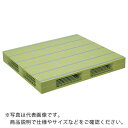 NPC プラスチックパレット ZFR-1111E 両面四方差し ライトグリーン ( ZFR-1111E-LG ) 日本プラパレット(株) 【メーカー取寄】