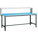 TRUSCO 軽荷重作業台(250kg)BE型 1800X750XH1044(全高) 上棚付 ダークグレー色 ( BE-1875YURB ) トラスコ中山(株)