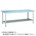 TRUSCO 軽荷重作業台(180kg)BO型 1800X600XH740 下棚2枚付 ホワイト色 ( BO-1860LT2 ) トラスコ中山(株)
