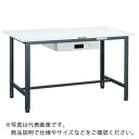 【SALE価格】TRUSCO 軽荷重作業台(300kg)AE型 1800X900XH740 薄型1段引出付 ダークグレー色 ( RAE-1809UDK1 DG ...