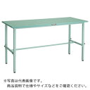TRUSCO 軽荷重作業台高さ調節式(150kg)AEM型 1200X600XH650~950 基本タイプ ホワイト色 ( SAEM-1260 W ) トラスコ中山(株)