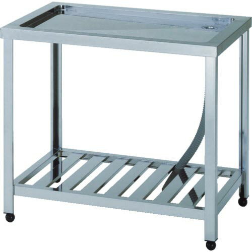 アズマ 水切台ホース付スノコ板付 900×450×800 ( KTM-900 ) (株)東製作所