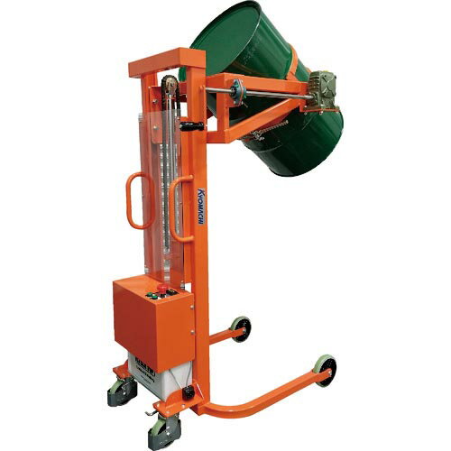 KSK 全回転型ドラムリフト350kg ( LMDD350 (ヨウテイ1.4M) ) 京町産業車輌( ...