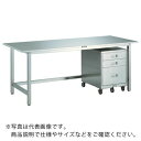 TRUSCO SW3型オールステンレス作業台 キャビネットワゴンB型付 ( SW3-1275SWB ) トラスコ中山(株)