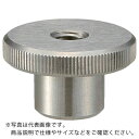 TRUSCO ローレットノブ 段付 めねじ ステンレス製 外径24×ネジM6 ( TKKNT-M6S ) トラスコ中山(株)