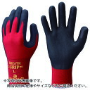 SHOWA ニトリルゴム背抜き手袋 NO380R ブレスグリップtypeR レッド Sサイズ ( NO380R-SR ) ショーワグローブ(株)