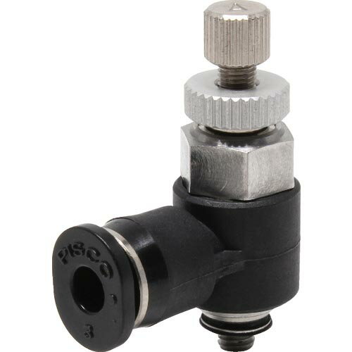乐天商城 - PISCO ( 日本ピスコ ) スピードコントローラ エルボ メーターアウト制御チューブ3ネジM3X0.5 ( JSC3-M3A )
