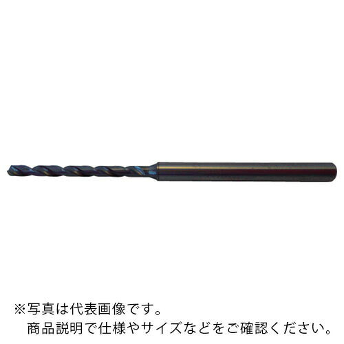 特長：超高速、長寿命、穴あけ加工を独自の刃先形状（特許取得済:特許第5800477号）、溝形状によって実現した超硬小径コーティングドリルです。先端2段角により、従来ドリルに比べ肩の摩耗とカケを著しく低減する事ができ、高速使用時に限らず性能が大幅にUPしました。独自の溝形状より高送り時の切粉の排出効率を著しくUPするとともに、高速使用時に限らず、肩部のチッピングによるドリルの折損防止にもつながります。用途：被削材：炭素鋼、合金鋼、ステンレス鋼、軟鋼、調質鋼、鋳鉄、ダクタイル鋳鉄、工具鋼（〜HRC40）、チタン合金。仕様：切削径DC(mm)：0.42フルート長さLCF(mm)：4.8全長OAL(mm)：40接続径DCON(mm)：3コーティング：ALTコーティング有効加工深さ：10D(刃径×10倍)材質／仕上：超硬質合金（Carbide）　●代表画像について 商品によっては、代表画像を使用している場合がございます。 商品のカラー、サイズなどが異なる商品をイメージ画像として 使用させて頂いている場合がございます。 必ず、商品の品番と仕様をご確認のうえ、ご注文お願いいたいます。 　●北海道・沖縄・離島・一部地域の送料について 別途追加で送料がかかる場合がございます。 送料がかかる場合は、メールにて送料をご連絡させて頂き、 お客様にご了承頂いてからの手配となります。 　●お買上げ明細書の廃止について 当店では、個人情報保護と環境保護の観点から同封を廃止しております。 お買上げ明細書が必要な場合は、備考欄に「お買上げ明細必要」と 記載お願いいたします。 当店からの出荷の場合は、同封にて発送させて頂きます。 （※メーカー直送の場合は、PDFデータをメールさせて頂きます。） 　注意事項 ※商品名に【2個セット】等、数量の明記がない場合は1個での販売となります。
