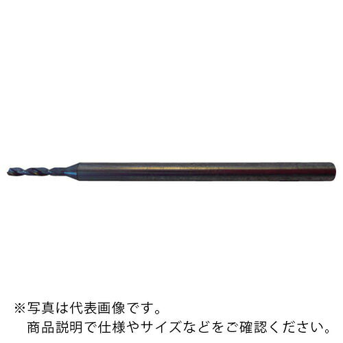 特長：超高速、長寿命、穴あけ加工を独自の刃先形状（特許取得済:特許第5800477号）、溝形状によって実現した超硬小径コーティングドリルです。先端2段角により、従来ドリルに比べ肩の摩耗とカケを著しく低減する事ができ、高速使用時に限らず性能が大幅にUPしました。独自の溝形状より高送り時の切粉の排出効率を著しくUPするとともに、高速使用時に限らず、肩部のチッピングによるドリルの折損防止にもつながります。用途：被削材：炭素鋼、合金鋼、ステンレス鋼、軟鋼、調質鋼、鋳鉄、ダクタイル鋳鉄、工具鋼（〜HRC40）、チタン合金。仕様：切削径DC(mm)：0.34フルート長さLCF(mm)：1.8全長OAL(mm)：40接続径DCON(mm)：3コーティング：ALTコーティング有効加工深さ：5D(刃径×5倍)加工例：GPDA1CBALT　 被削材：S50C　 加工径：φ1　　加工深さ：4　　1穴0.25秒　　寿命20.000穴以上材質／仕上：超硬質合金（Carbide）　●代表画像について 商品によっては、代表画像を使用している場合がございます。 商品のカラー、サイズなどが異なる商品をイメージ画像として 使用させて頂いている場合がございます。 必ず、商品の品番と仕様をご確認のうえ、ご注文お願いいたいます。 　●北海道・沖縄・離島・一部地域の送料について 別途追加で送料がかかる場合がございます。 送料がかかる場合は、メールにて送料をご連絡させて頂き、 お客様にご了承頂いてからの手配となります。 　●お買上げ明細書の廃止について 当店では、個人情報保護と環境保護の観点から同封を廃止しております。 お買上げ明細書が必要な場合は、備考欄に「お買上げ明細必要」と 記載お願いいたします。 当店からの出荷の場合は、同封にて発送させて頂きます。 （※メーカー直送の場合は、PDFデータをメールさせて頂きます。） 　注意事項 ※商品名に【2個セット】等、数量の明記がない場合は1個での販売となります。