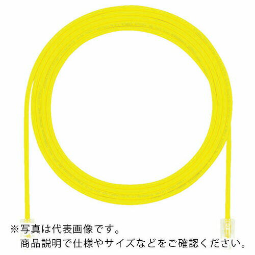 PANDUIT カテゴリ5E細径パッチコード 1m 黄 ( UTP28CH1MYL ) 【10本セット】 パンドウイットコーポレーション