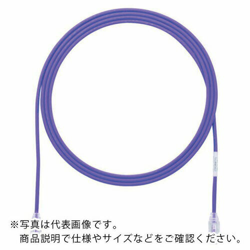 PANDUIT カテゴリ6細径パッチコード 1m 紫 ( UTP28SP1MVL ) パンドウイットコーポレーション