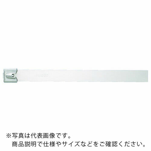 PANDUIT ( パンドウイット ) MLTタイプ 自動ロック式ステンレススチールバンド SUS304 幅15.9mm 長さ754mm 50本入り ( MLT8SH-LP )
