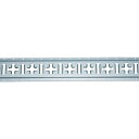 allsafe スチールクロスレール 穴有 6.5φ ( TR-CRS-H ) オールセーフ(株)