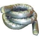 フジモリ 保温付フレキシブルダクト フジレックスIP(両側端末未処理品) 100φ×10m ( IPM-10-100 ) フジモリ産業(株)