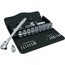 【SALE価格】Wera ソケットレンチセット 8100SC8 サイクロップラチェット「メタル」セット 1/2 ( 004078 ) Wera社