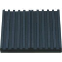 【SALE価格】TRUSCO 防振パット 耐熱・耐油性 ミニシートタイプ 50×50 厚み10mm 合成ゴム ( OHS-10-50CR ) トラスコ中山(株)