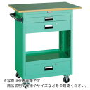 【SALE価格】TRUSCO スチール製ワゴン(溶接一体構造) ツールワゴン 600×400×H880 浅1深2引出 天板付 ホワイト ( NTS-612T-W...