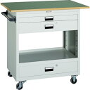 【SALE価格】TRUSCO スチール製ワゴン(溶接一体構造) ツールワゴン 750×500×H880 浅2深1引出 天板付 ホワイト ( NTS-712T-W...