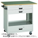 【SALE価格】TRUSCO スチール製ワゴン(溶接一体構造) ツールワゴン 750×500×H880 浅2深1引出 天板付 ヤンググリーン ( NTS-712...