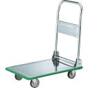【SALE価格】TRUSCO オールSUS製運搬車 折りたたみ式 740×480 省音ウレタン車 ( SUS-101NU ) トラスコ中山(株)
