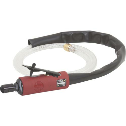 SI エアストレートグラインダー エアダイグラインダー チャック内径6mm 無負荷回転数28000min ( SI-SG20E-6L ) 信濃機販(株)