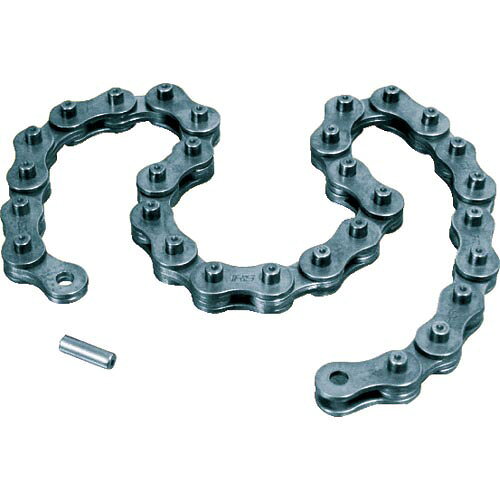 特長：チェーンパイプカッター182シリーズ用の替チェーンです。用途：丸材や角材などをつかむ場合に。仕様：全長(mm)：480チェーン長さ(mm)：480材質／仕上：鍛鋼注意：ワークの形状を変えるような固定はしないでください。　●代表画像について 商品によっては、代表画像を使用している場合がございます。 商品のカラー、サイズなどが異なる商品をイメージ画像として 使用させて頂いている場合がございます。 必ず、商品の品番と仕様をご確認のうえ、ご注文お願いいたいます。 　●北海道・沖縄・離島・一部地域の送料について 別途追加で送料がかかる場合がございます。 送料がかかる場合は、メールにて送料をご連絡させて頂き、 お客様にご了承頂いてからの手配となります。 　●お買上げ明細書の廃止について 当店では、個人情報保護と環境保護の観点から同封を廃止しております。 お買上げ明細書が必要な場合は、備考欄に「お買上げ明細必要」と 記載お願いいたします。 当店からの出荷の場合は、同封にて発送させて頂きます。 （※メーカー直送の場合は、PDFデータをメールさせて頂きます。） 　注意事項 ※商品名に【2個セット】等、数量の明記がない場合は1個での販売となります。