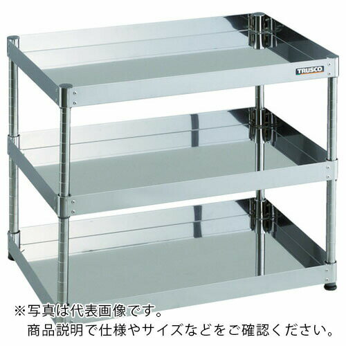 TRUSCO ƥ쥹若 ꡼ե˥å若 SUS430 å W600D400H632 3 ( CPE4-R763 ) ȥ饹滳()