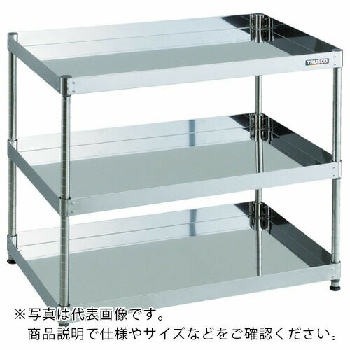 TRUSCO ƥ쥹若 ꡼ե˥å若 SUS430 å W600D400H772 3 ( CPE4-R963 ) ȥ饹滳()