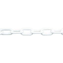 TRUSCO プラチェーン 白 6MMX2M ( TPCB6-2W ) トラスコ中山(株)