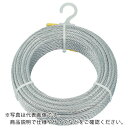 TRUSCO メッキ付ワイヤロープ Φ6mmX100m ( CWM-6S100 ) トラスコ中山(株)