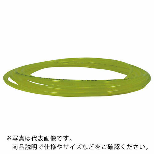 チヨダ TEタッチチューブ 4mm/20m クリアイエロー ( TE-4X2.5-20 CY ) 千代田通商(株)