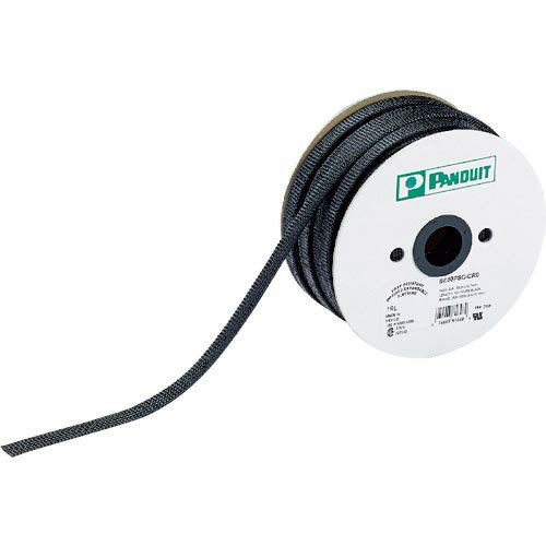 PANDUIT スーパーネットチューブ(ほつれ防止タイプ) 黒 外径12.7mm 30.48m ( SE50PSC-CR0 ) パンドウイットコーポレーション