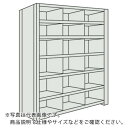 TRUSCO スチールラック 軽量棚 縦仕切付 W875XD300X1500 3列6段 ネオグレー ( 53V-37 NG(ネオグレー) ) トラスコ中山(株)