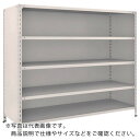 TRUSCO スチールラック 軽量棚背板・側板付 W1800XD600X1500 5段 ネオグレー 56W-25 NG(ネオグレー) ( 56W25 ) トラス...